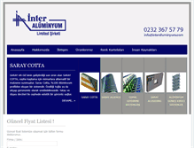 Tablet Screenshot of interaluminyum.com